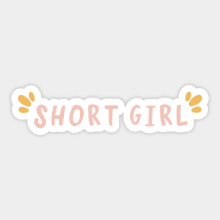 Short Girl Sticker